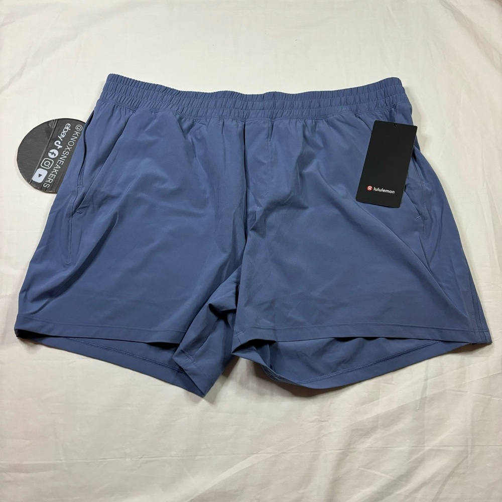 Lululemon Pace Breaker Short 5” *LL Linerless OASN Oasis Blue Men’s Size XXL - Picture 1 of 5